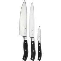 Набор из 3 кухонных ножей Victorinox Forged Chefs, черный
