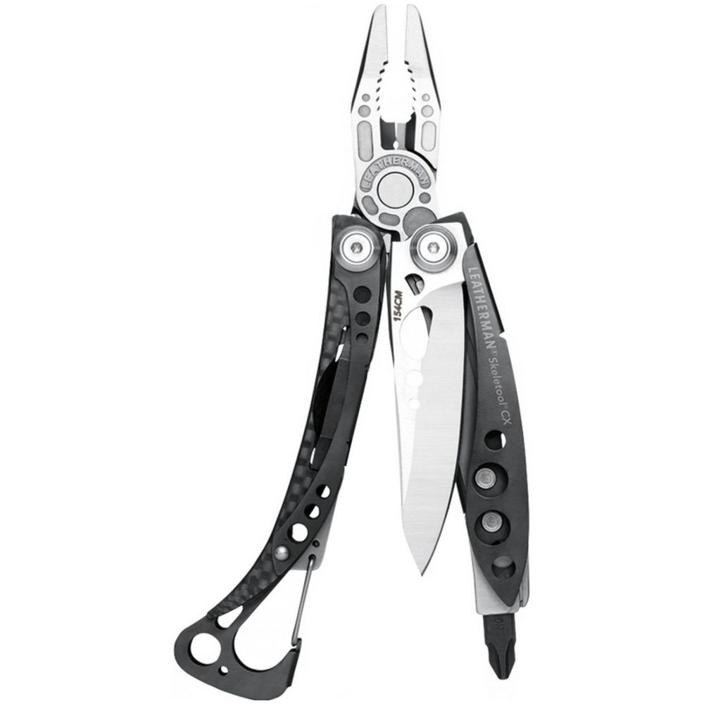 Мультитул Skeletool CX, стальной с черным