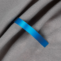 Лента сатиновая Satin 10 S, голубая, 50 см