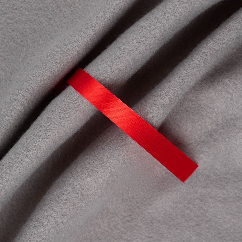 Лента сатиновая Satin 10 S, красная, 30 см