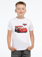 Футболка детская Lightning McQueen, белая