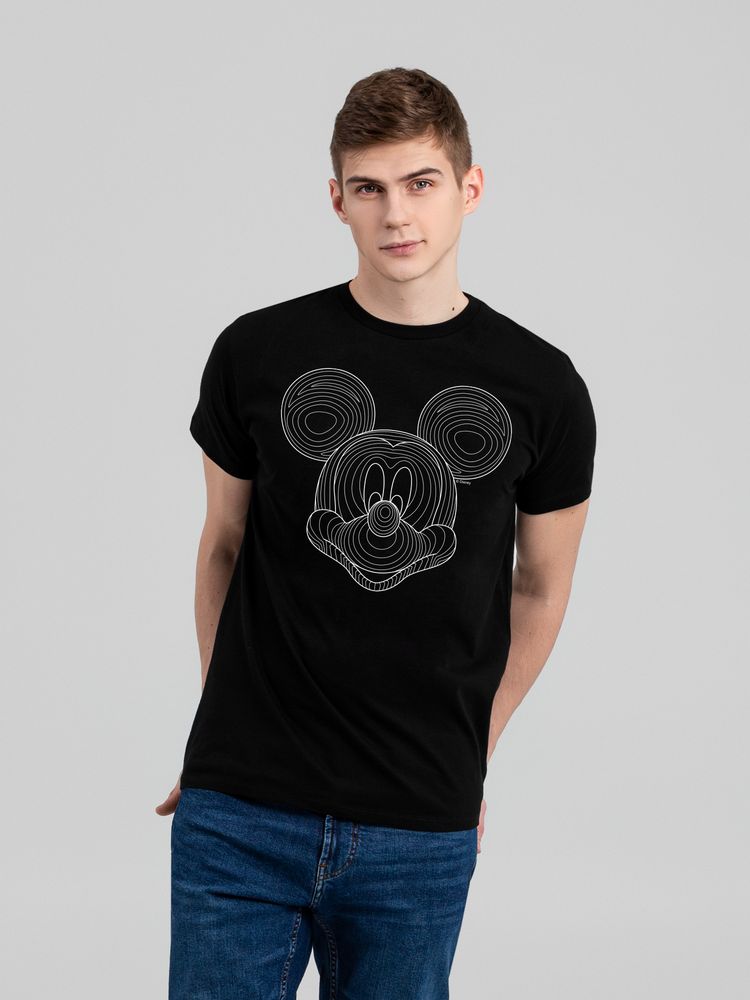 Футболка 3D Mickey Mouse, черная