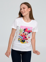 Футболка Minnie Covergirl, белая