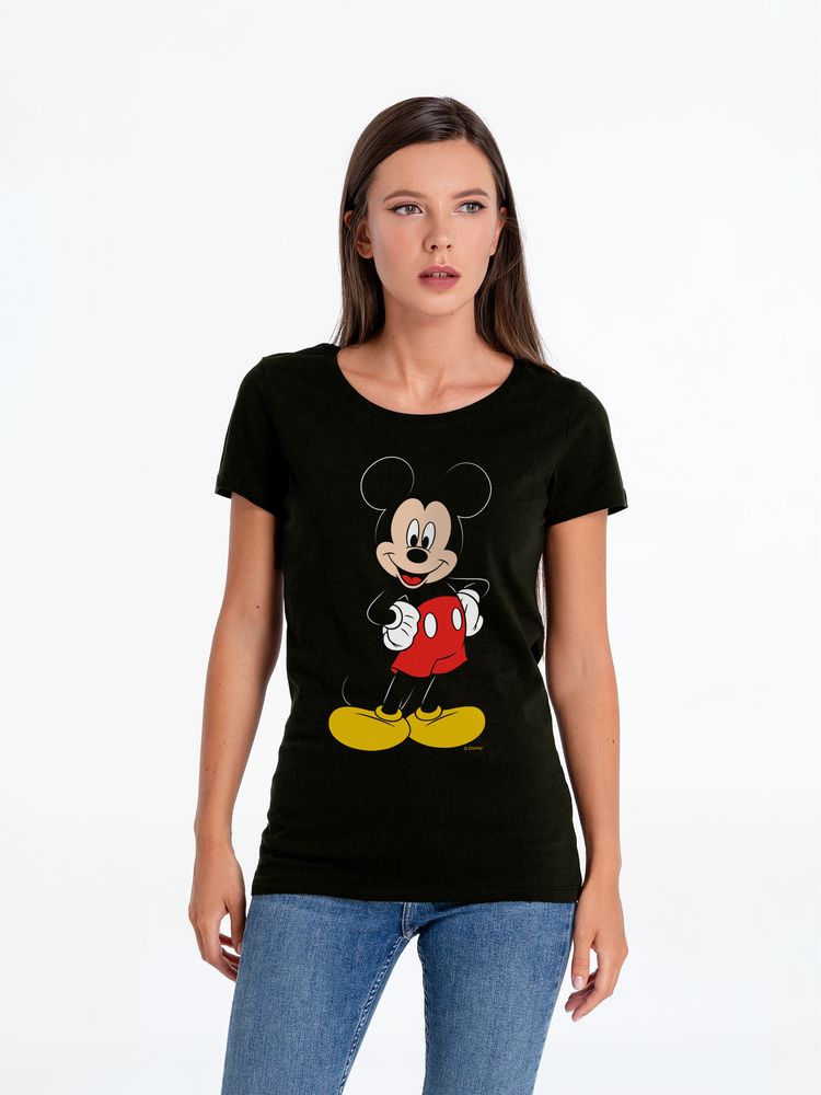 Футболка женская I Am Mickey, черная