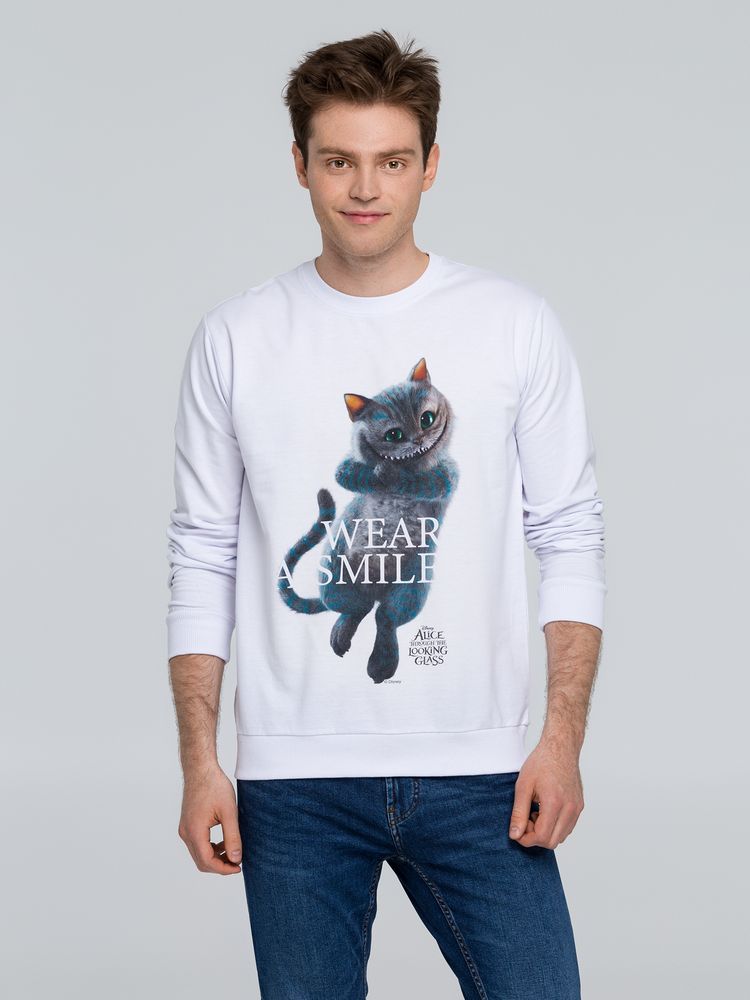 Свитшот Wear A Smile, белый