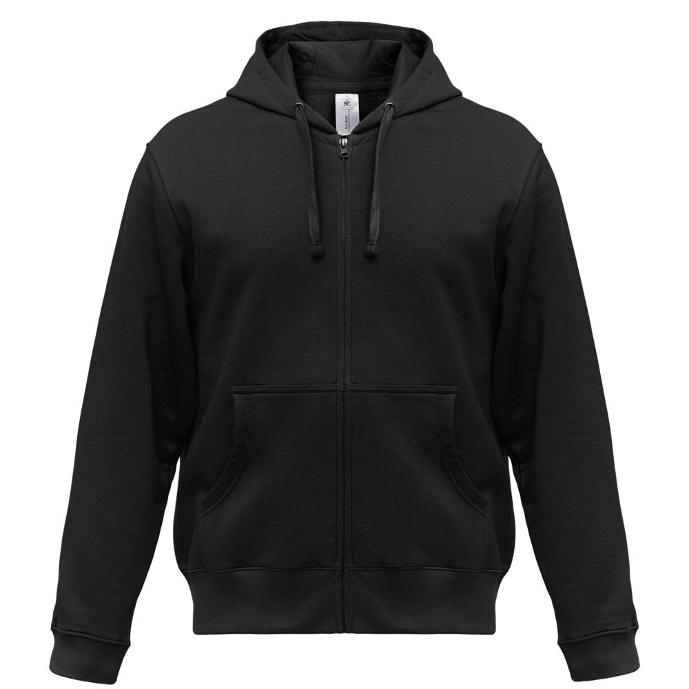 Толстовка мужская Hooded Full Zip черная