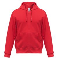 Толстовка мужская Hooded Full Zip красная