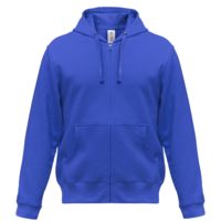 Толстовка мужская Hooded Full Zip ярко-синяя